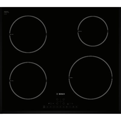 Bosch Exxcel PIE651F17E 60cm Ceramic Induction Hob in Black Bosch Exxcel PIE651F17E 60cm Ceramic Induction Hob in Black